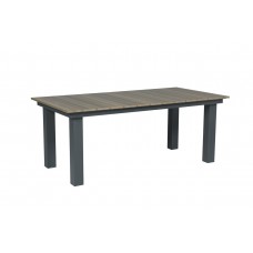 Parkland tafel 200x100xH74    VW vintage teak/ carbon black